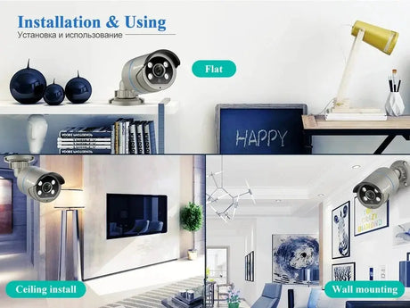 Techage AI PoE 4K Outdoor Security Camera With Two Way Audio For NVR - stepyours.com