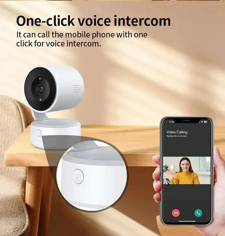 WIFI Tuya Indoor 5MP Camera - 360 Degree PTZ With 4x Zoom And Two Way Audio - stepyours.com