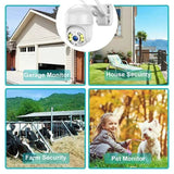 Auto Tracking Outdoor Security Camera 8MP 4K Smart IR Pro