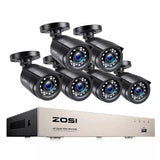 ZOSI Outdoor Surveillance Kit Crystal Clear Day Night Vision
