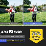 8MP Weatherproof Surveillance Camera With Microphone