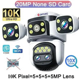 DIFANG 20MP Outdoor Security Camera With 10x Zoom And Auto Tracking - stepyours.com