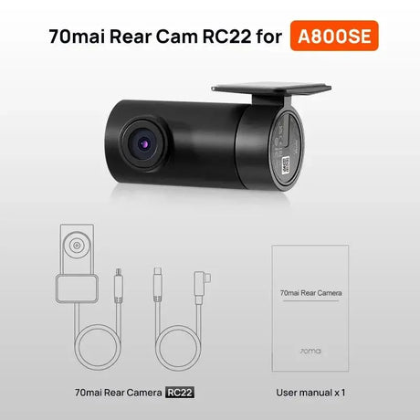 70Mai RC12 Rear Cam Dual Channel Interior Dash Cam With Parking Recording A810 - stepyours.com