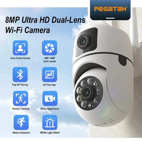 OK - A2 - EU PTZ WiFi Camera With Auto Tracking AI Detection Full Color Night Vision - stepyours.com