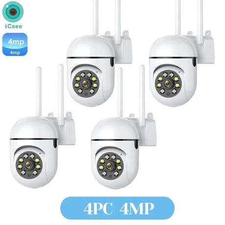 Smart 4MP Wireless Outdoor PTZ Camera With AI Auto Tracking Night Vision - stepyours.com