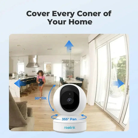 Reolink E1 2K 4MP WiFi Indoor Security Camera Pan Tilt