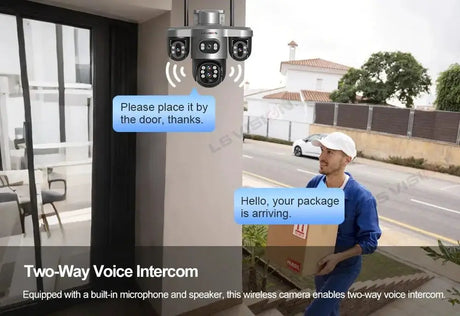 LS Vision 20MP Solar WiFi Surveillance Camera V380 Pro 10X Optical Zoom Outdoor - stepyours.com