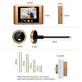 2.8" LCD Screen IR Night vison PIR Motion Detection Digital Electronic Viewer Bell Door Peephole HD Camera Photo Video Recording by stepyours.com