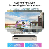 ZOSI Outdoor Surveillance Kit Crystal Clear Day Night Vision