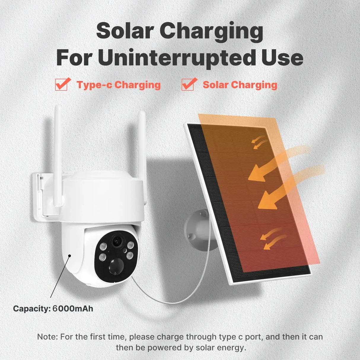 MOES Tuya 4G WiFi 4MP Solar Outdoor Security Camera With Full Color Night Vision - stepyours.com