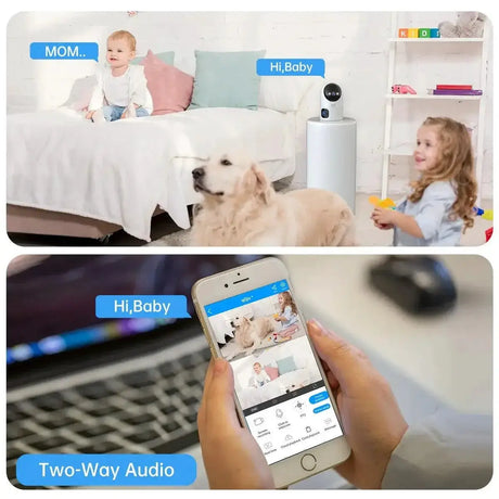 4K Auto Tracking PTZ Security Camera With Dual Lens