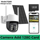 8MP 4K Solar WiFi Outdoor Camera Built In Battery Dual Lens 2K Surveillance - stepyours.com