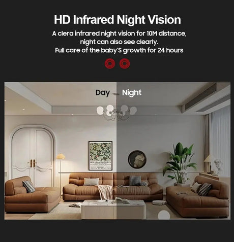 Yoosee 5MP WiFi Indoor PTZ Mini IP Camera - Color Night Vision And Two Way Audio - stepyours.com