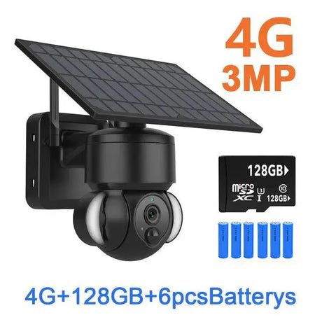 Solar Powered Outdoor Wireless Security Camera Weatherproof