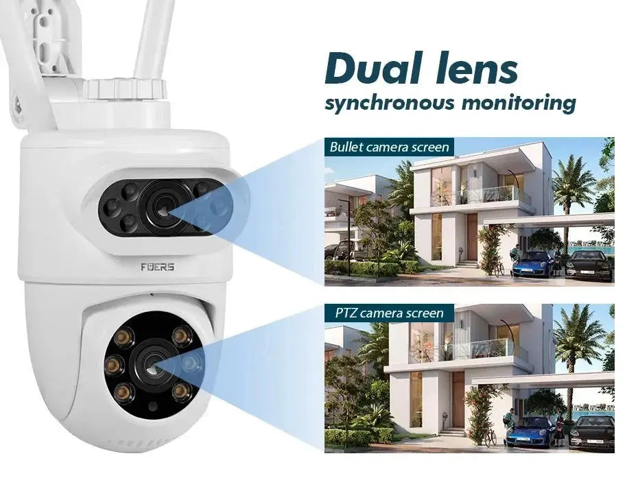 Fuers 8MP Outdoor IP Camera - Auto - Tracking and Tuya Smart Life Compatible - stepyours.com