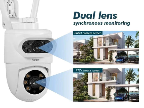 Fuers 8MP Outdoor IP Camera - Auto - Tracking and Tuya Smart Life Compatible - stepyours.com