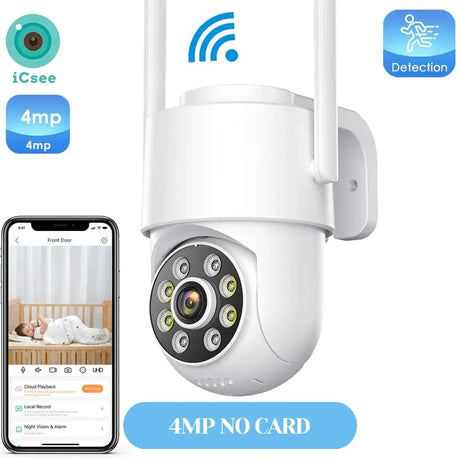 4K Outdoor Dual Lens PTZ WiFi Security Camera With 5X Zoom And Smart Tracking - stepyours.com