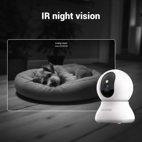 2Pcs Indoor 2K Security Cameras One Touch Call For Home Monitoring - stepyours.com