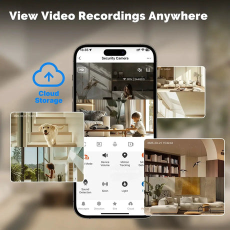Moes Tuya WiFi 4MP Dual Lens Indoor Cam With Night Vision Motion Two Way Audio - stepyours.com