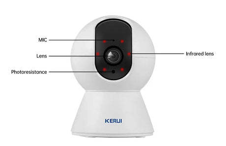 Kerui 5MP Tuya Smart Mini WiFi IP Camera Indoor Security - ESCAPION