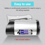 Dummy Security Camera - Waterproof Indoor Fake CCTV Red LED Lights No Wiring - stepyours.com