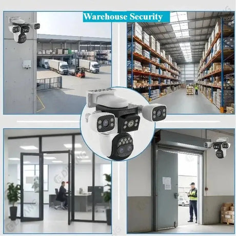 Smart Outdoor WiFi 6 Camera 20MP 10x Optical Zoom PTZ Auto Tracking Waterproof - stepyours.com