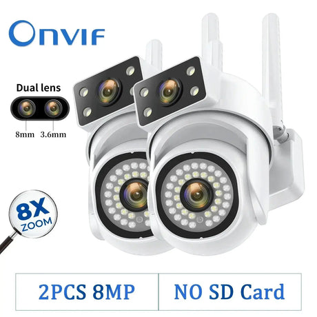 8MP Outdoor WiFi Camera With AI Smart Tracking System