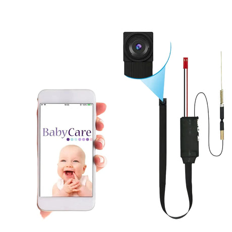 HD WiFi Mini Camera DIY Module Home office Security Nanny Cam 3000mAh Alarm Remote viewing Camera With Motion Detection,App
