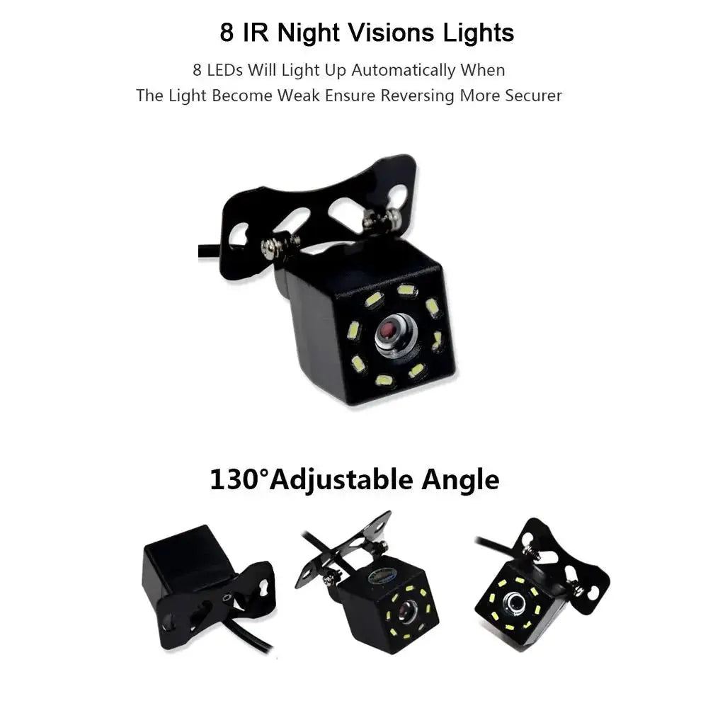 Car Rear View Camera Night Vision IP68 Waterproof Reversing Parking Monitor - stepyours.com