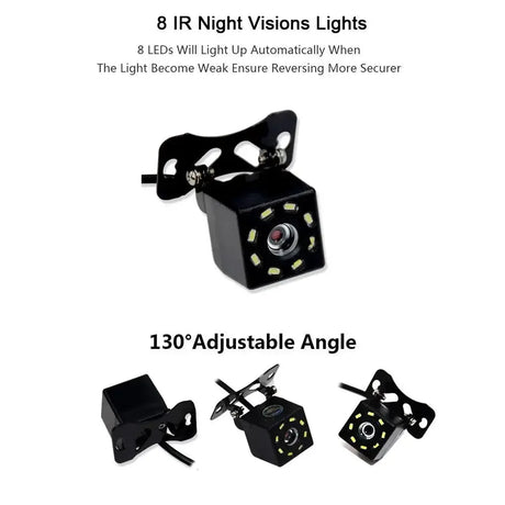 Car Rear View Camera Night Vision IP68 Waterproof Reversing Parking Monitor - stepyours.com