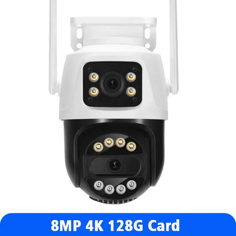 ASECAM 12MP 6K WiFi Outdoor Camera - AI Tracking, 8X Zoom, Dual Screen - stepyours.com