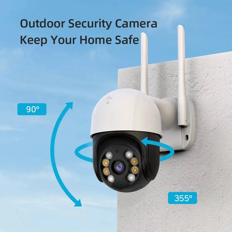 DDBROUGEN A8B PTZ Camera - 4K 8MP AI Humanoid Detection Outdoor Security Hooks - stepyours.com
