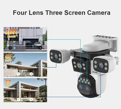LS Vision LS - WL320 - 10X Outdoor PTZ Camera With Auto Tracking AI Pro - stepyours.com