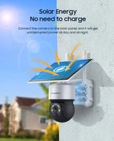 Shiwojia 5W 4G Solar Camera WiFi Tuya Smart Outdoor Cam