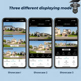 2 Pack Outdoor Security Camera System - 15MP Triple Lens 4G Solar Auto Tracking - stepyours.com