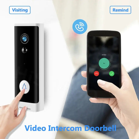 Tuya WIFI Doorbell 1080P Wireless Security Camera DC AC Battery Powered Smart Home Monitor With Alexa Google Door bell Camera by stepyours.com