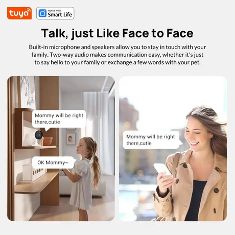 3MP HD Tuya Smart Indoor Outdoor Security Camera With Color Night Vision - stepyours.com
