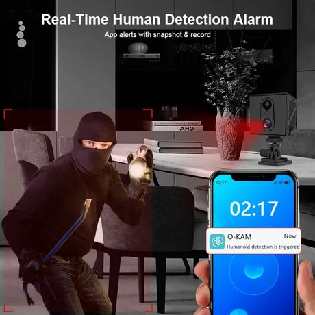 5MP 4G SIM Card Mini Camera - Indoor Night Vision Security Battery Powered Cam - stepyours.com