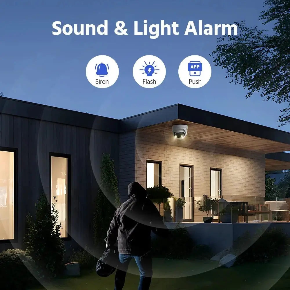 Annke 8MP Dual Lens IP PoE Security Camera Human Detection And Two Way Audio - stepyours.com