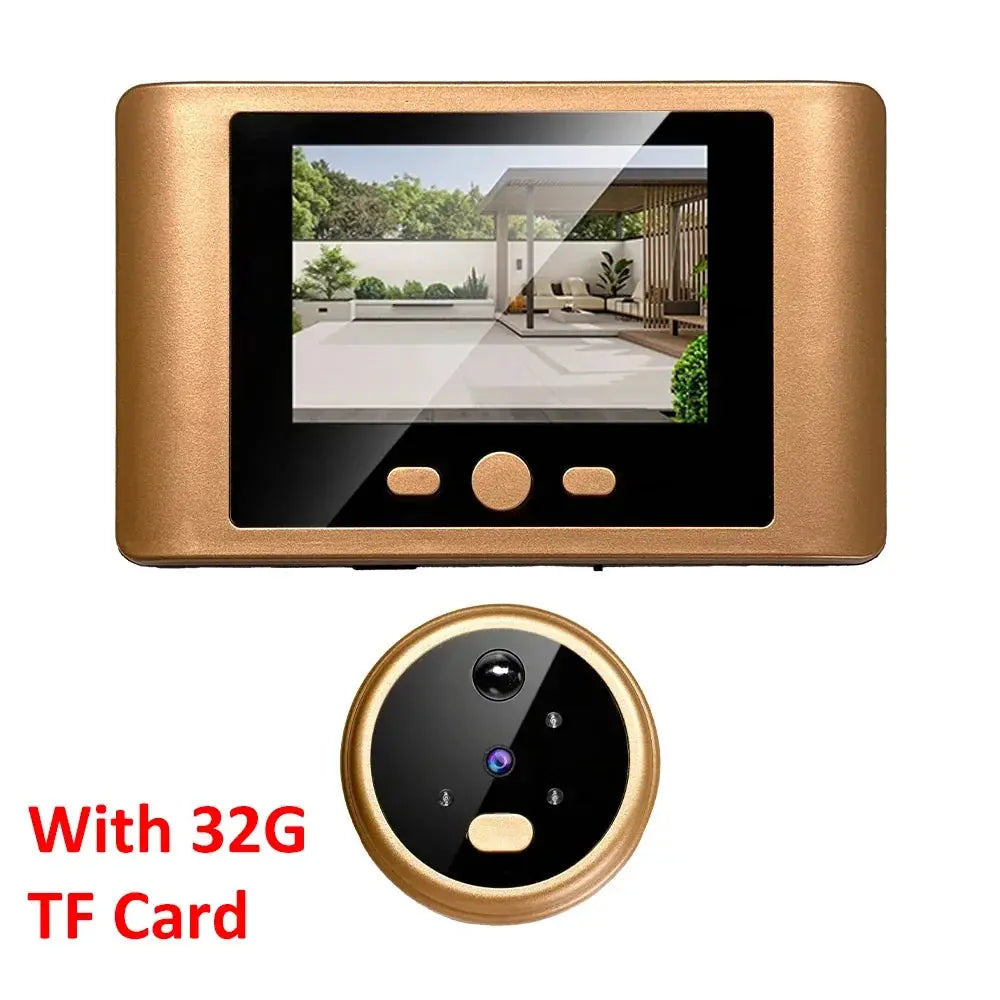 2.8" LCD Screen IR Night vison PIR Motion Detection Digital Electronic Viewer Bell Door Peephole HD Camera Photo Video Recording by stepyours.com