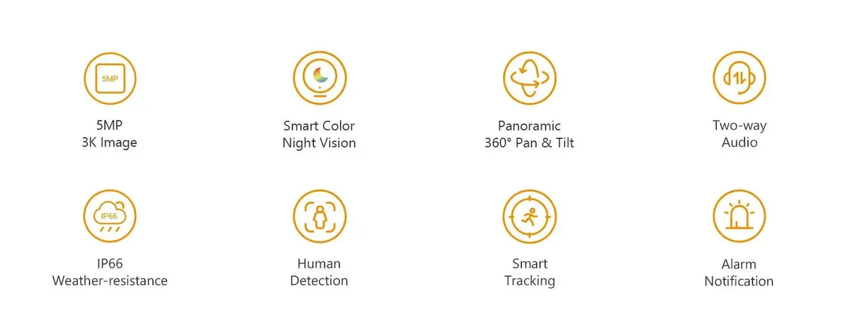 IMOU Cruiser SE Plus Outdoor PTZ WiFi Camera - Color Night Vision AI Detection - stepyours.com