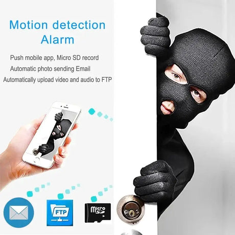 Camhipro Outdoor WiFi IP Camera 5MP 1080P With Instant Motion Alerts - stepyours.com