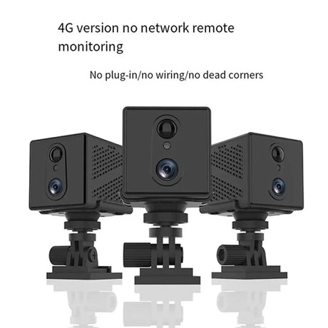 5MP Mini Camera 4G IP CCTV Two Way Audio 3000mAh Battery 64GB Night Vision - stepyours.com