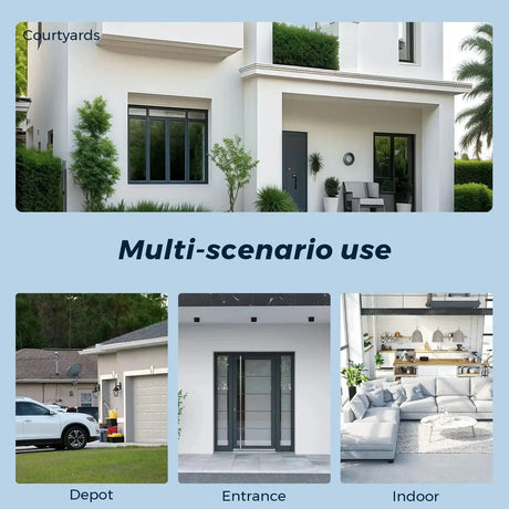 Outdoor Dual Screen IP Camera - 4K 15MP PTZ 10X Zoom AI Human Detection - stepyours.com