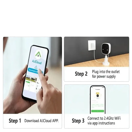 Jennov 2K HD Wireless Security Camera Color Night Vision IP66 Weatherproof - stepyours.com
