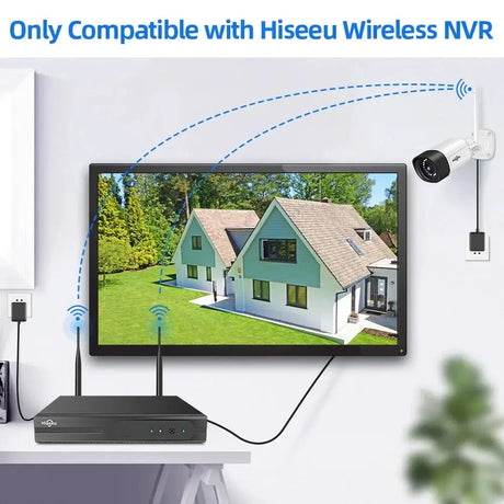 Hiseeu 3/5/8MP Wireless IP Camera - Waterproof 1080P WiFi Bullet for CCTV Kits - stepyours.com