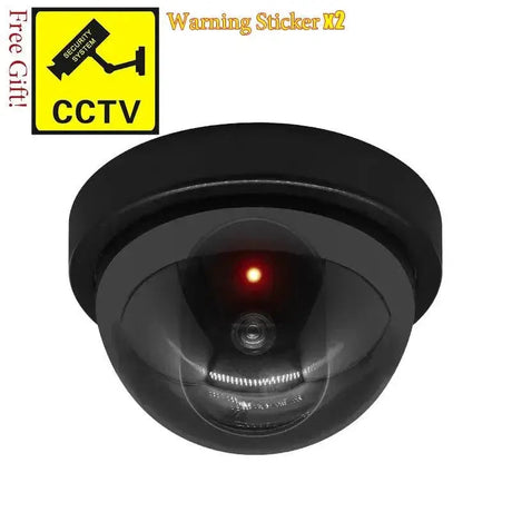 Dummy CCTV Camera Enhanced Security With Flashing LED Light