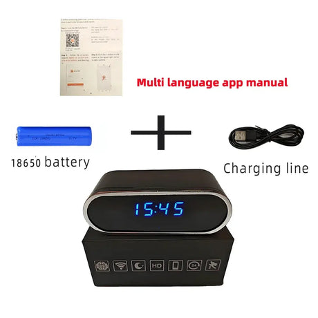 1080P FHD remote viewing camera supports WiFi 2.4G motion detection, infrared night vision, home wireless Mini Camera by stepyours.com