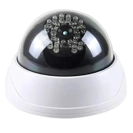 Dummy Security Camera Red LED Light For Home Safety