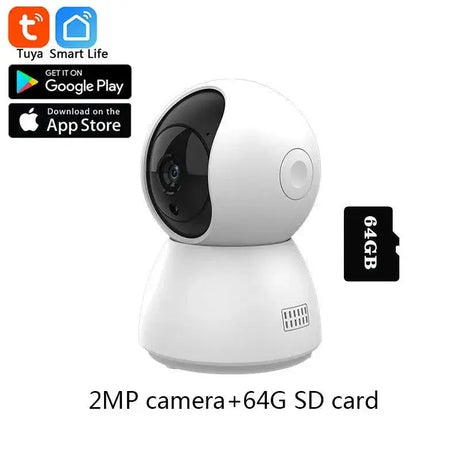 Tuya Smart HD Indoor Security Camera With Night Vision